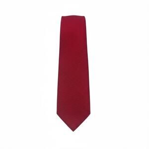 Charles Tyrwhitt Red Textured 100% Silk Tie Jermyn St. London